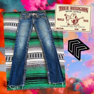 TRUE RELIGION ❤️ Dark Wash Straight Denim